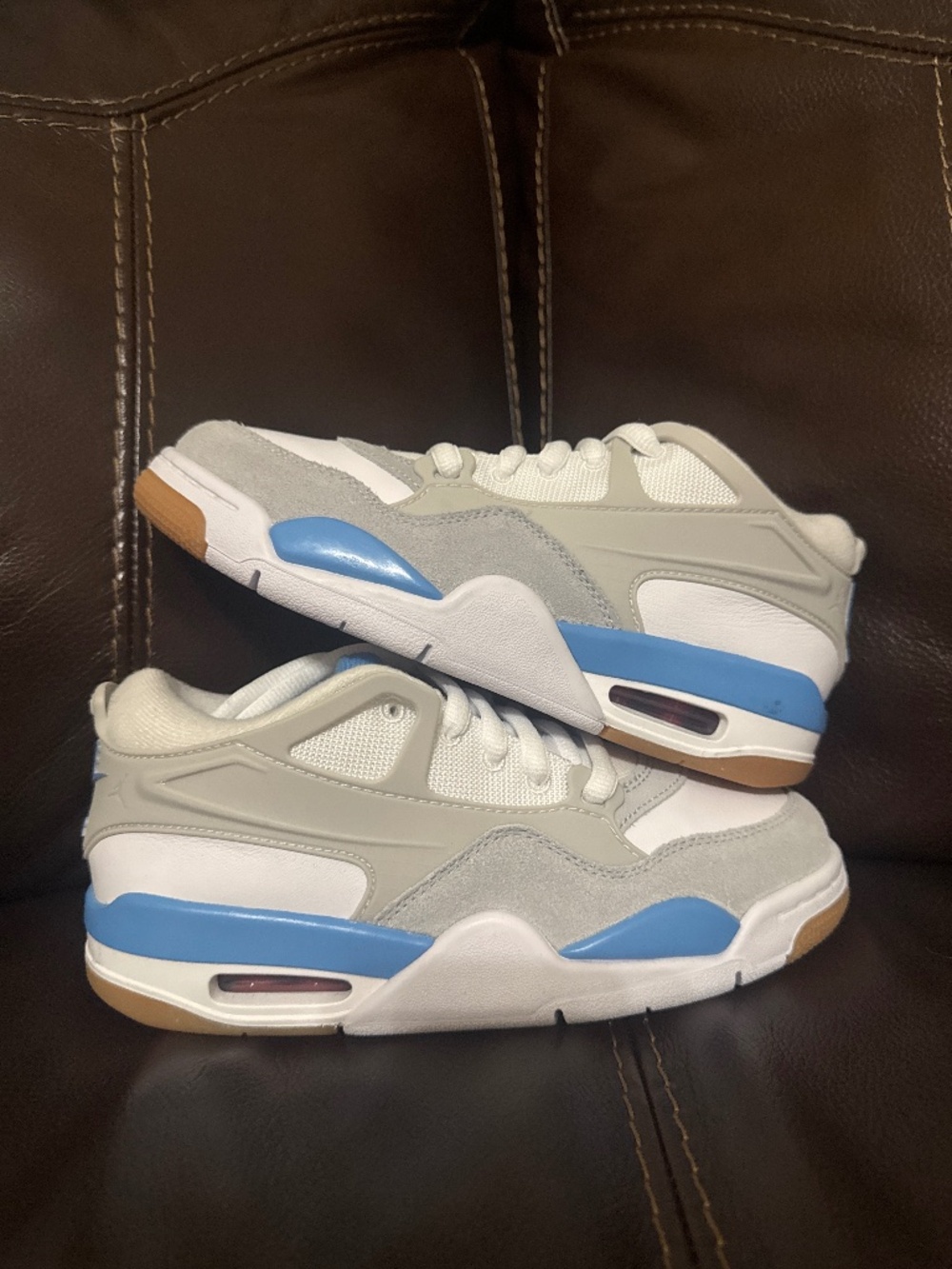 Air Jordan 4 RM (GS) White/Neutral Grey-White 4.5Y
